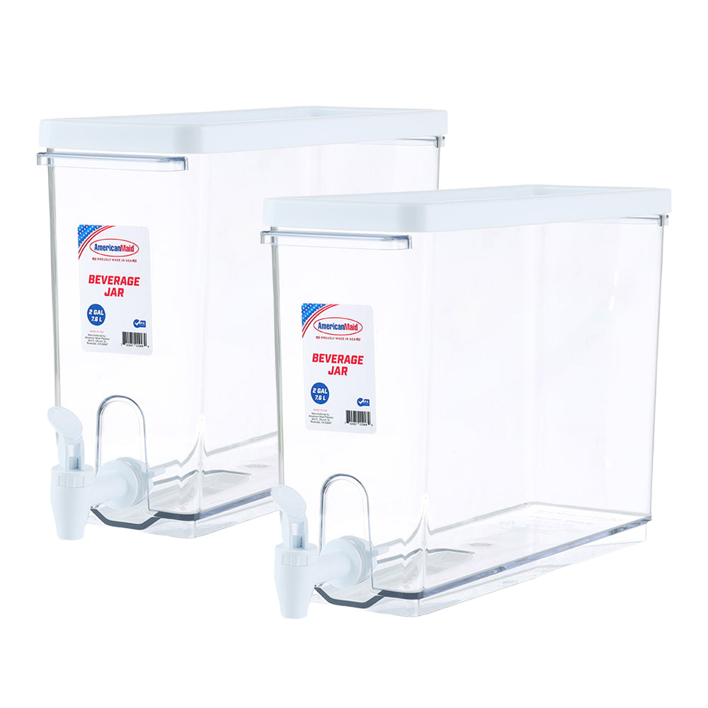 2-Pack 2 Gallon Water Dispenser