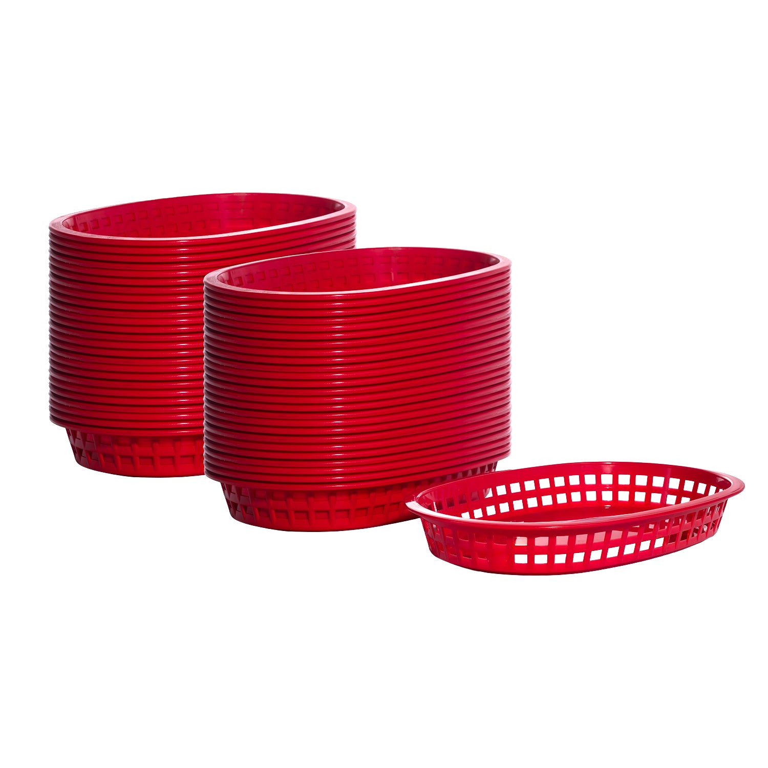 50-Pack Oval BBQ Baskets