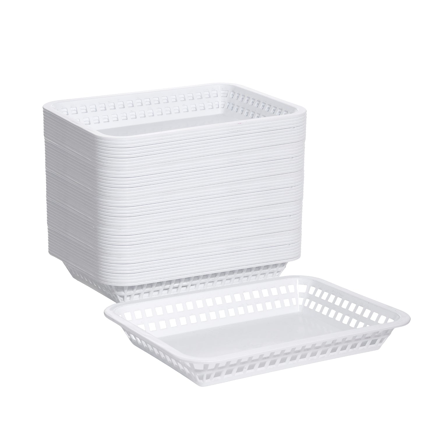 50-Pack Rectangular BBQ Baskets