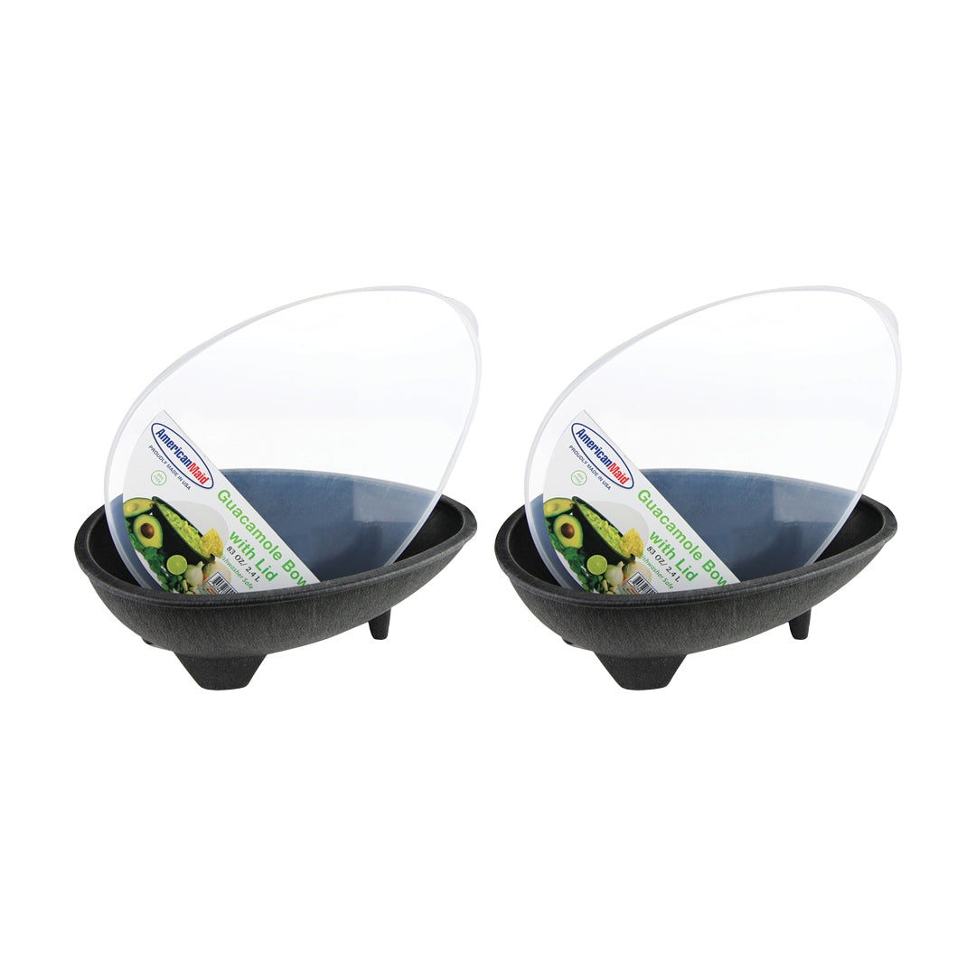 2-Pack Guacamole Bowls with Lids - (83 OZ/ 2.4L)