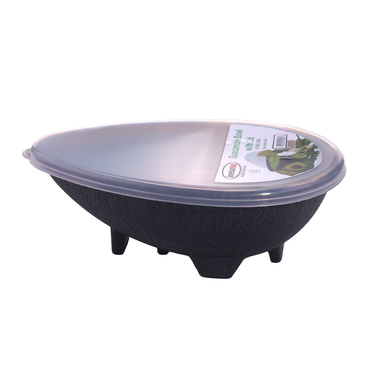 4-Pack Medium Guacamole Bowls with Lids - (30 OZ/ 0.8L)