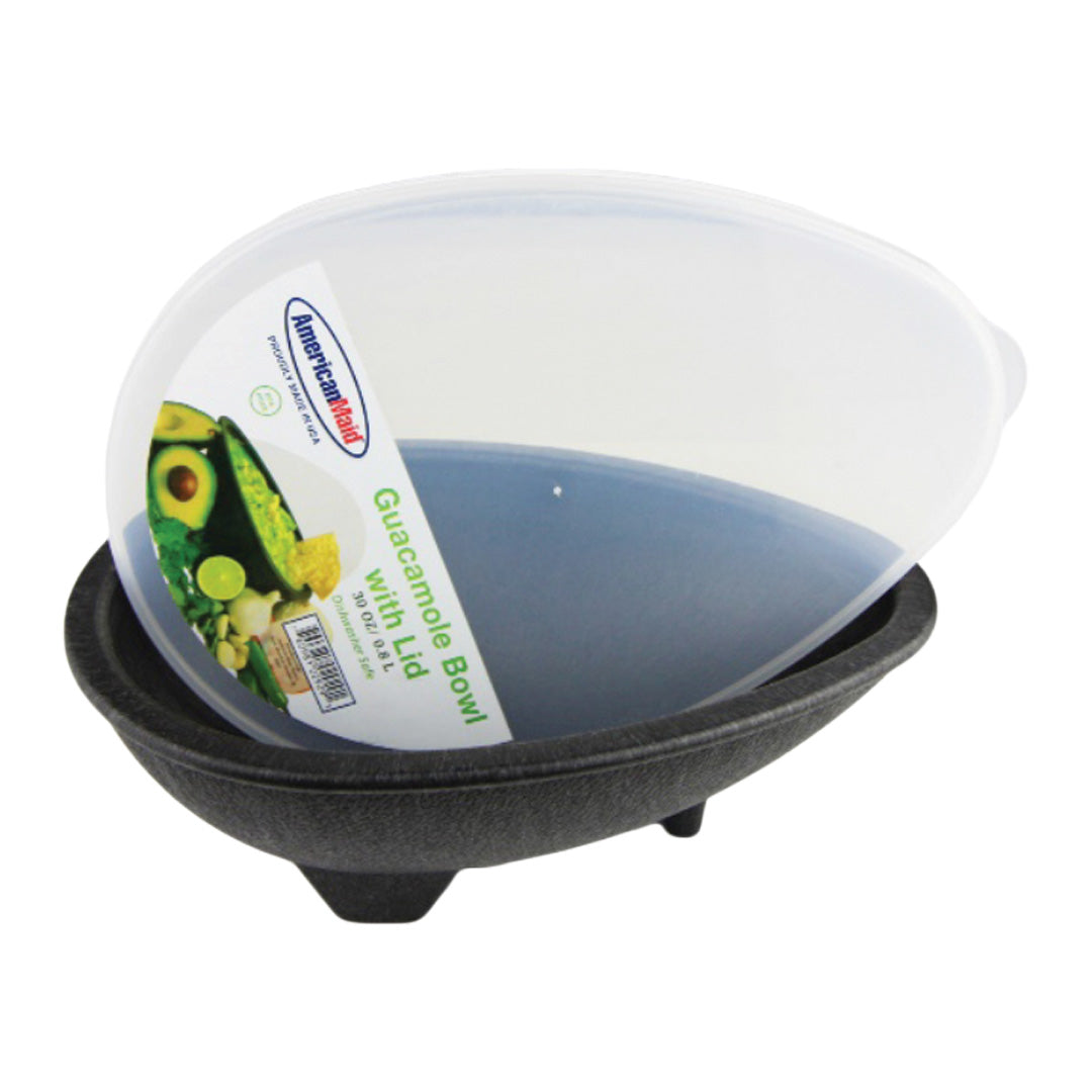 4-Pack Medium Guacamole Bowls with Lids - (30 OZ/ 0.8L)