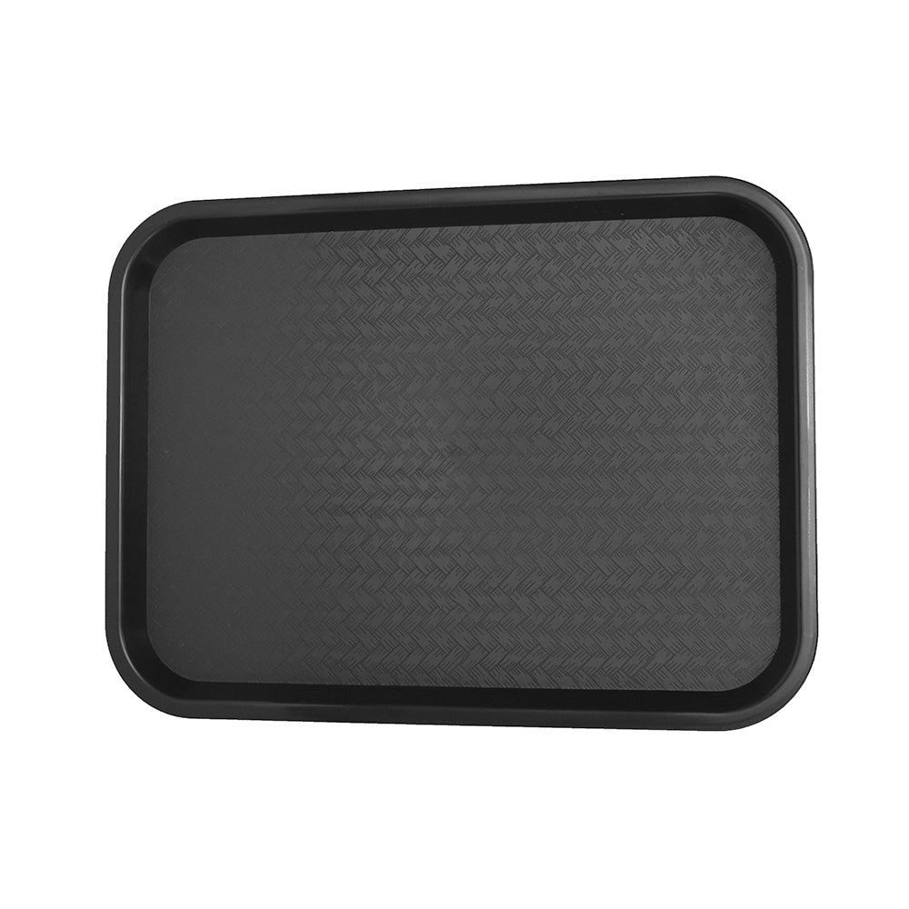 12-Pack Medium Plastic Serving Trays - 12" x 16"