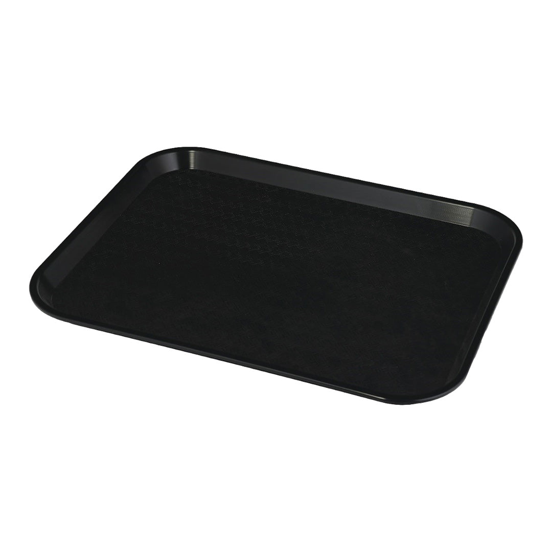 12-Pack Small Plastic Serving Trays – 11" x 14"