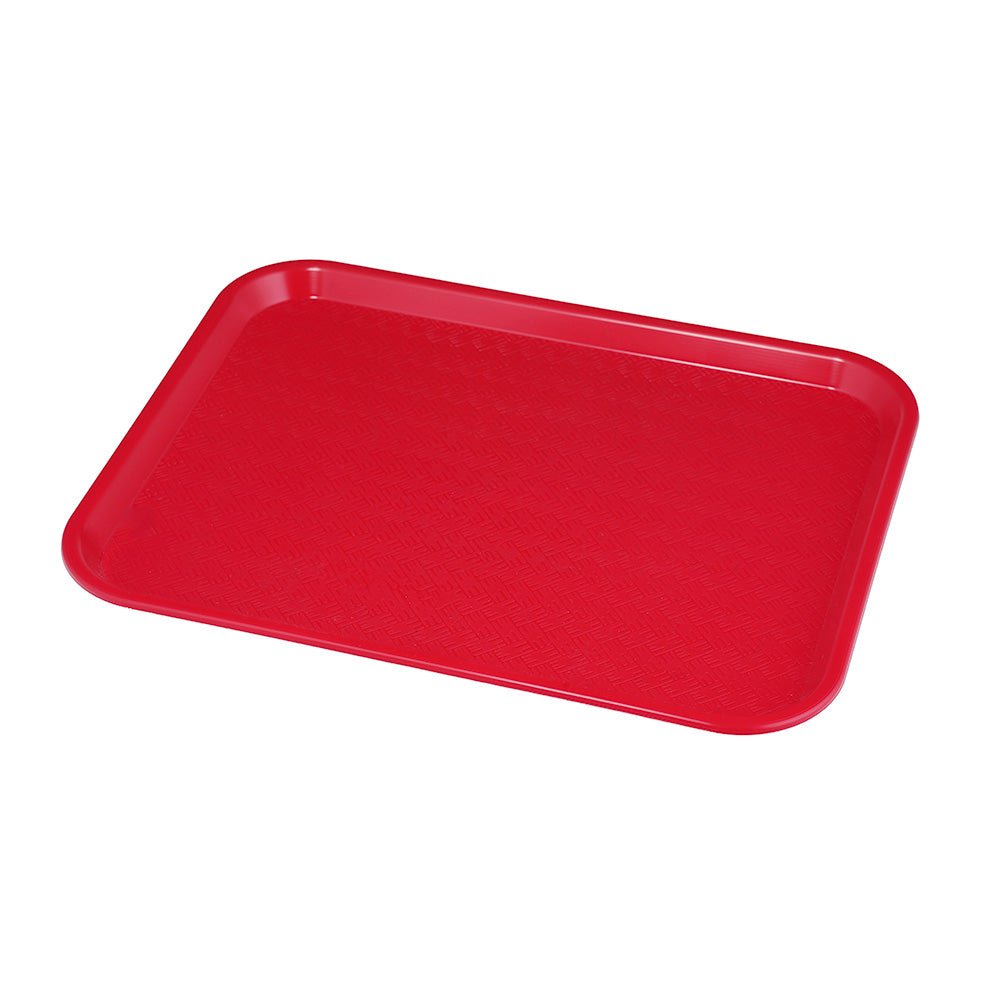 12-Pack Small Plastic Serving Trays – 11" x 14"