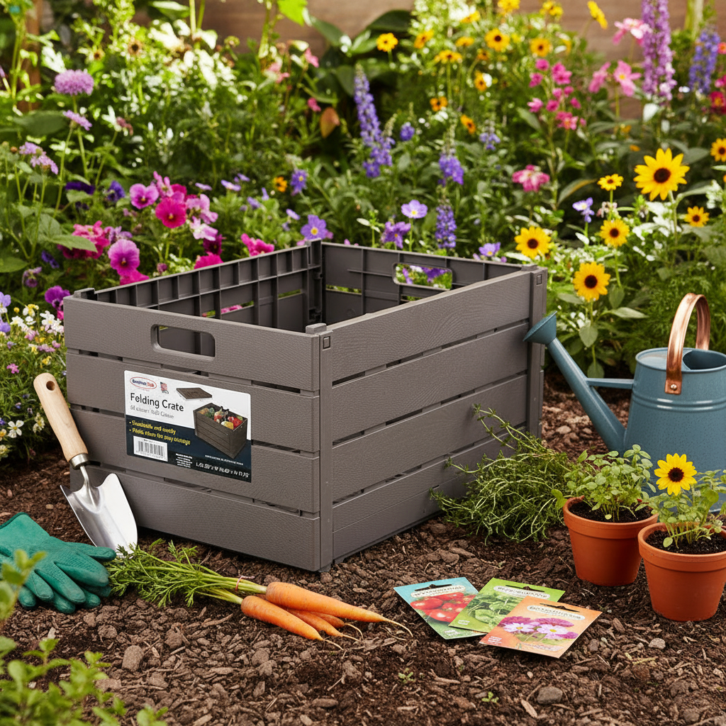 3-Pack Foldable Crate