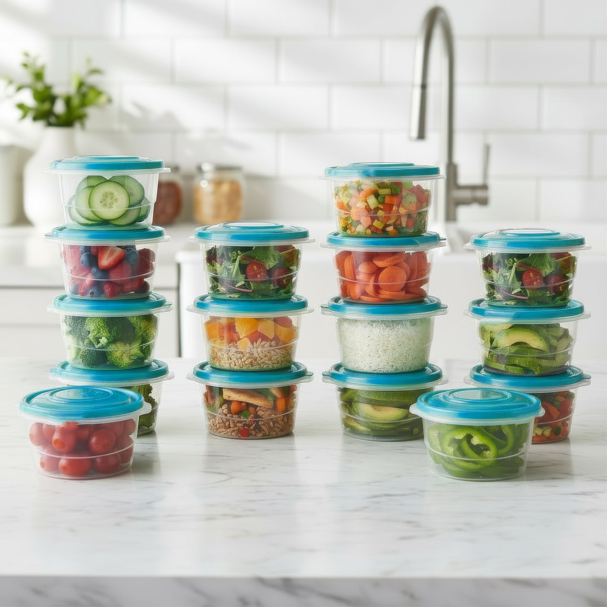 22 oz Round Food Storage Containers