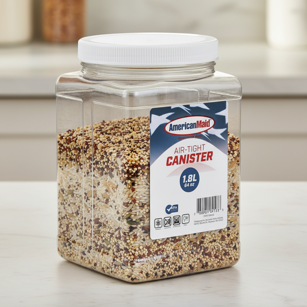 6-Pack 64 OZ Canisters with Lids