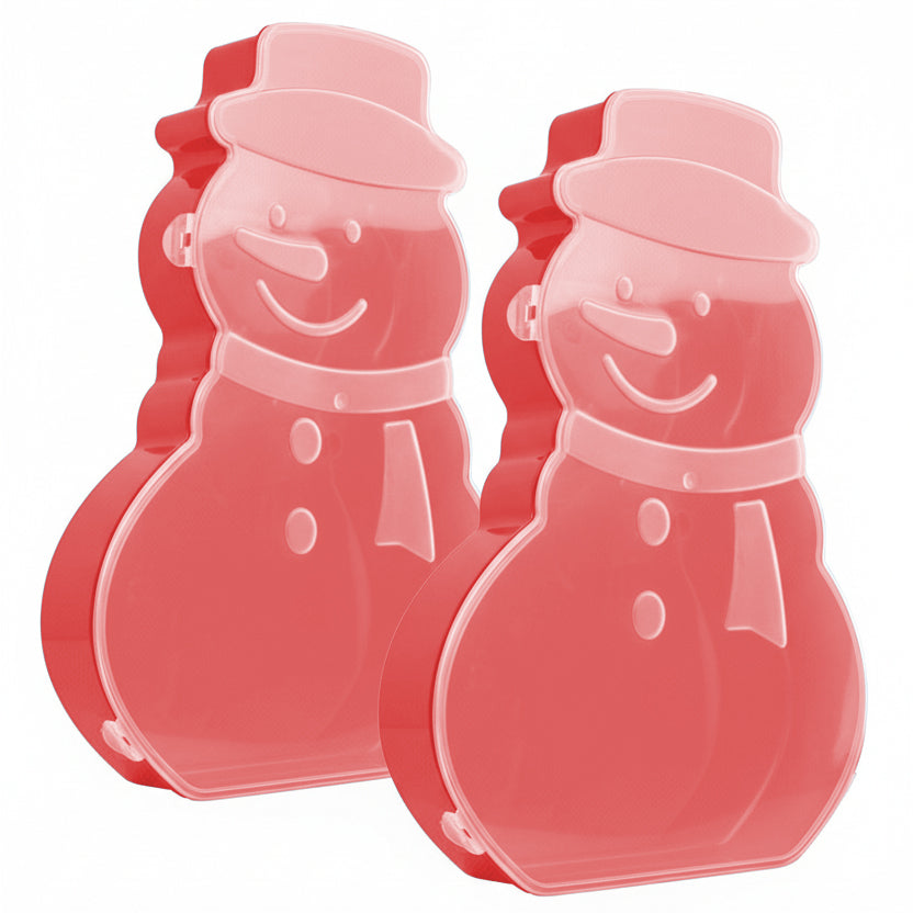 2-Pack Snowman Container