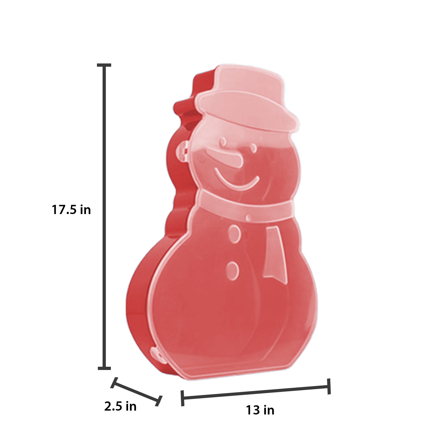 2-Pack Snowman Container