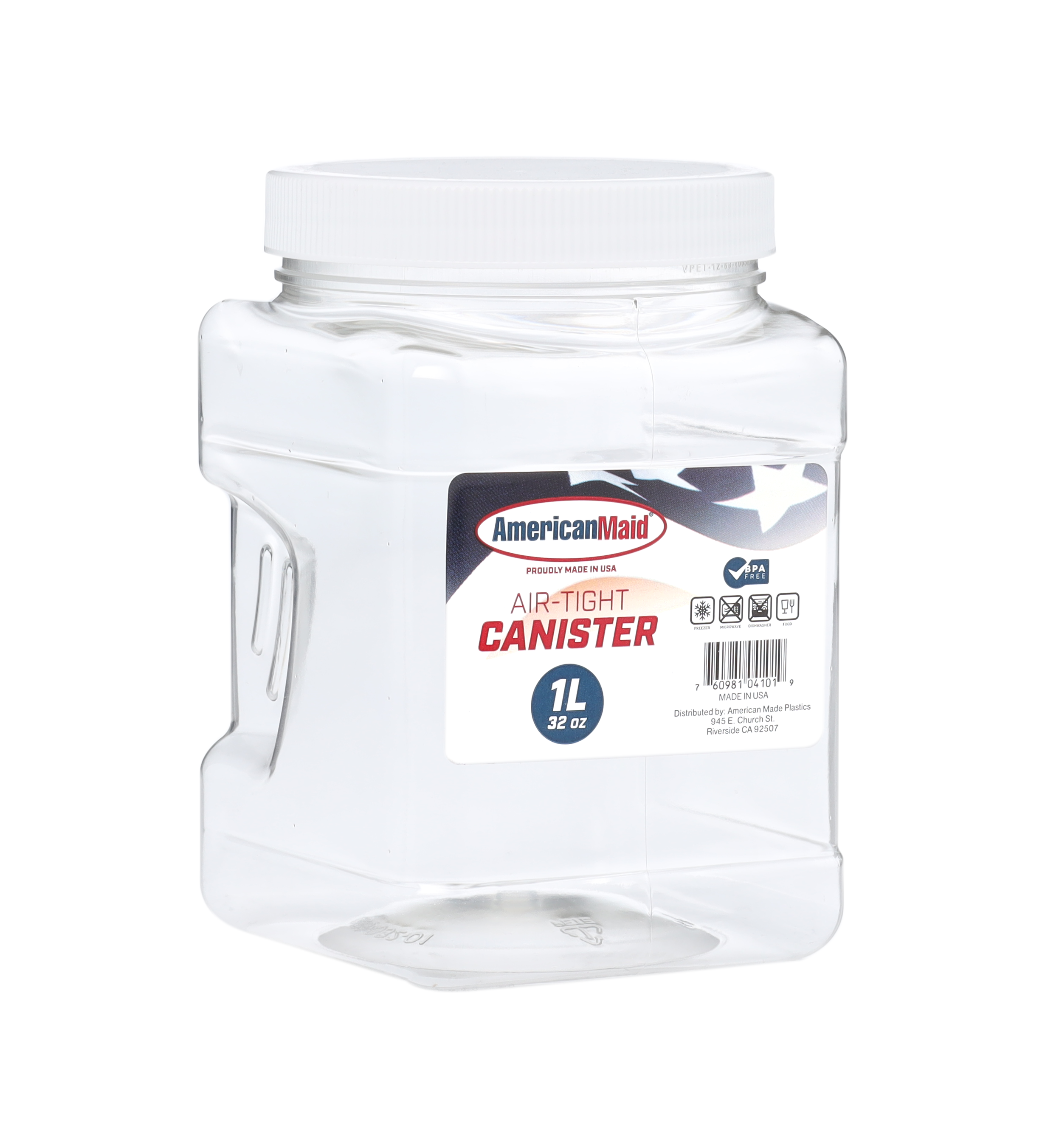 12-Pack 32 OZ Canisters with Lids