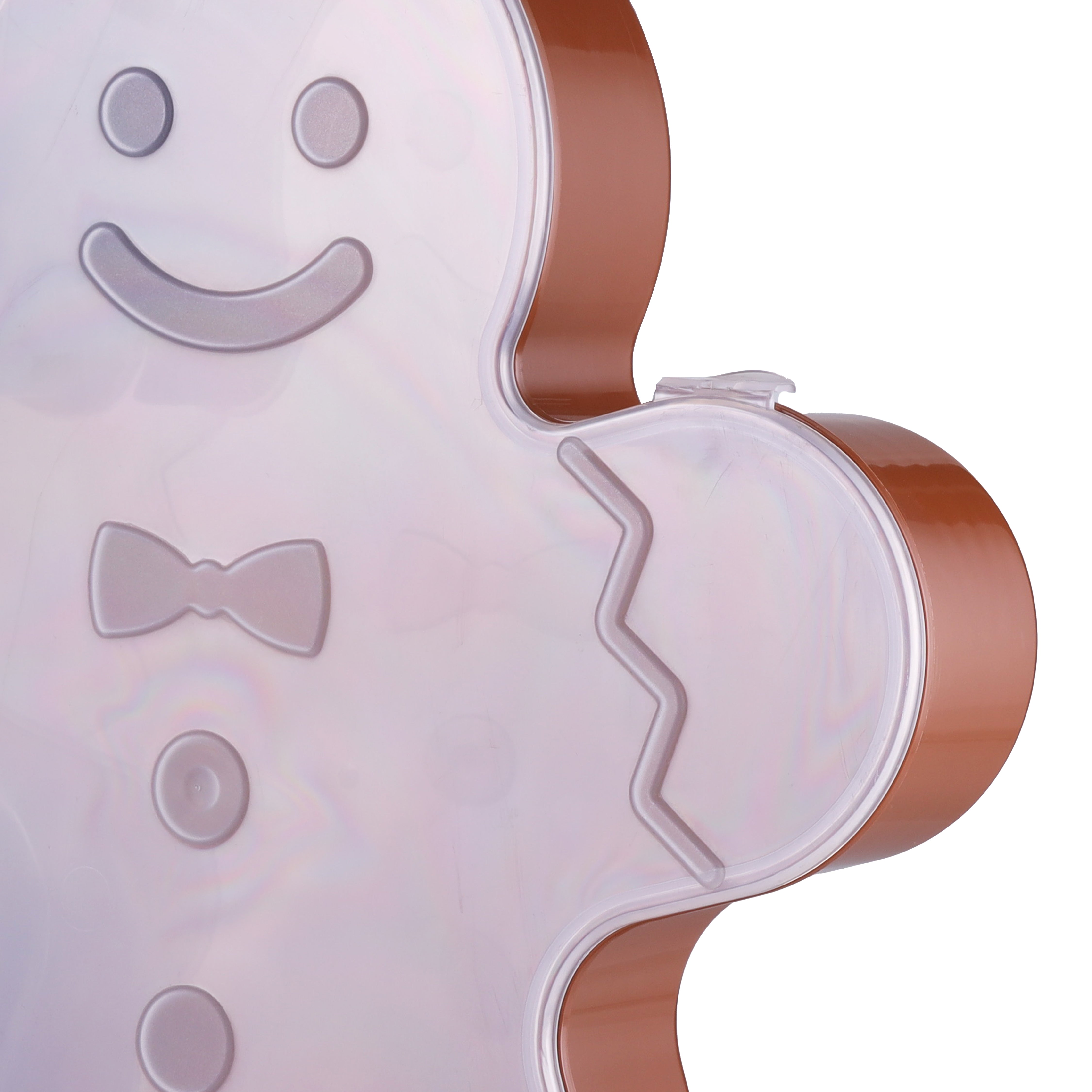 2-Pack Gingerbread Man Containers
