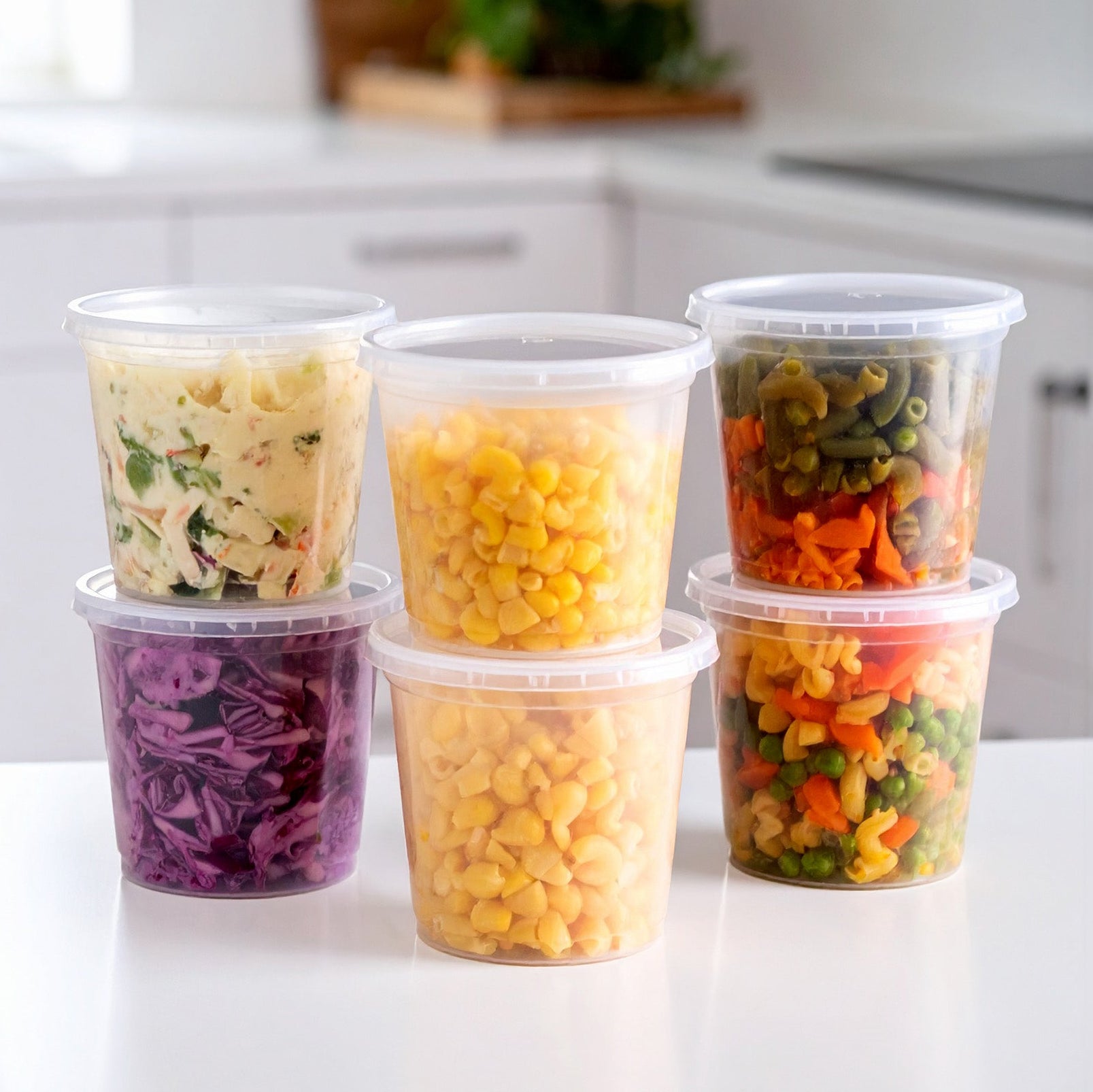240-Pack 24 OZ Deli Containers with Lids