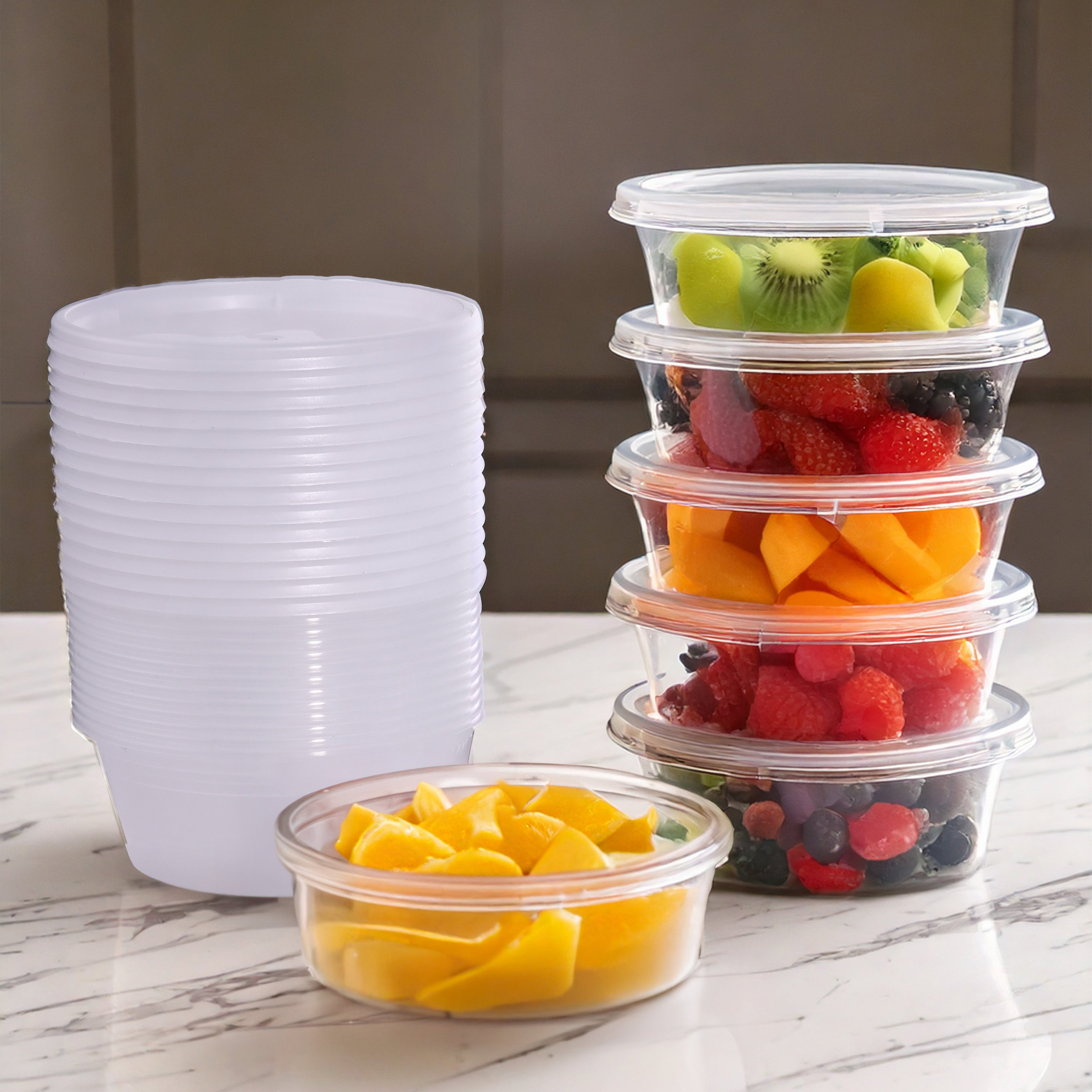 240-Pack 8 OZ Deli Containers with Lids