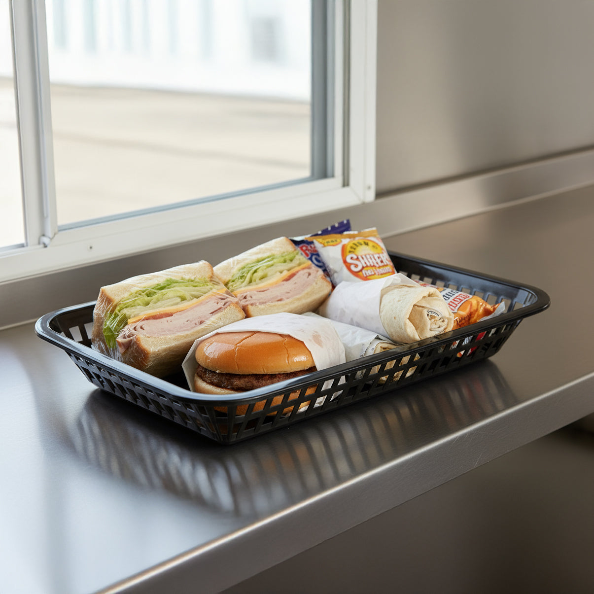 50-Pack Rectangular BBQ Baskets