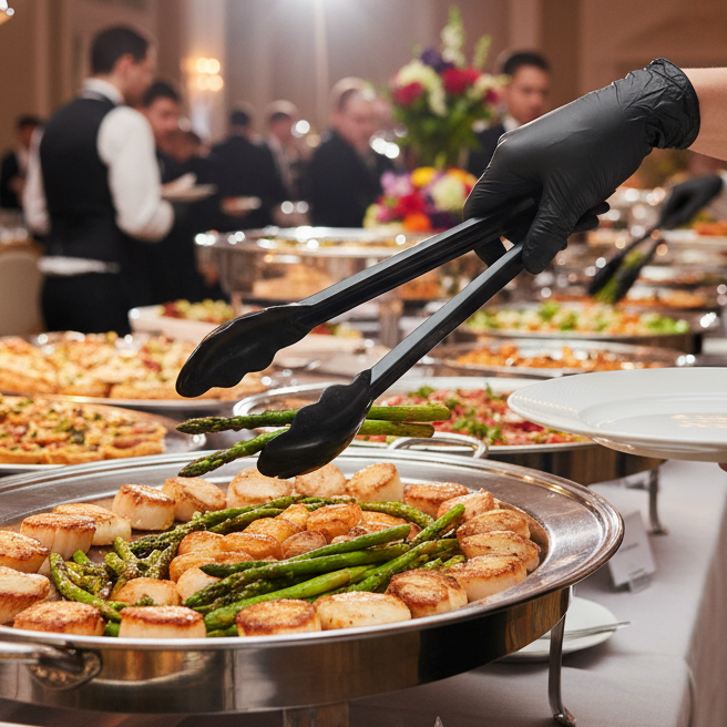 24-Pack 9-Inch Serving Tongs