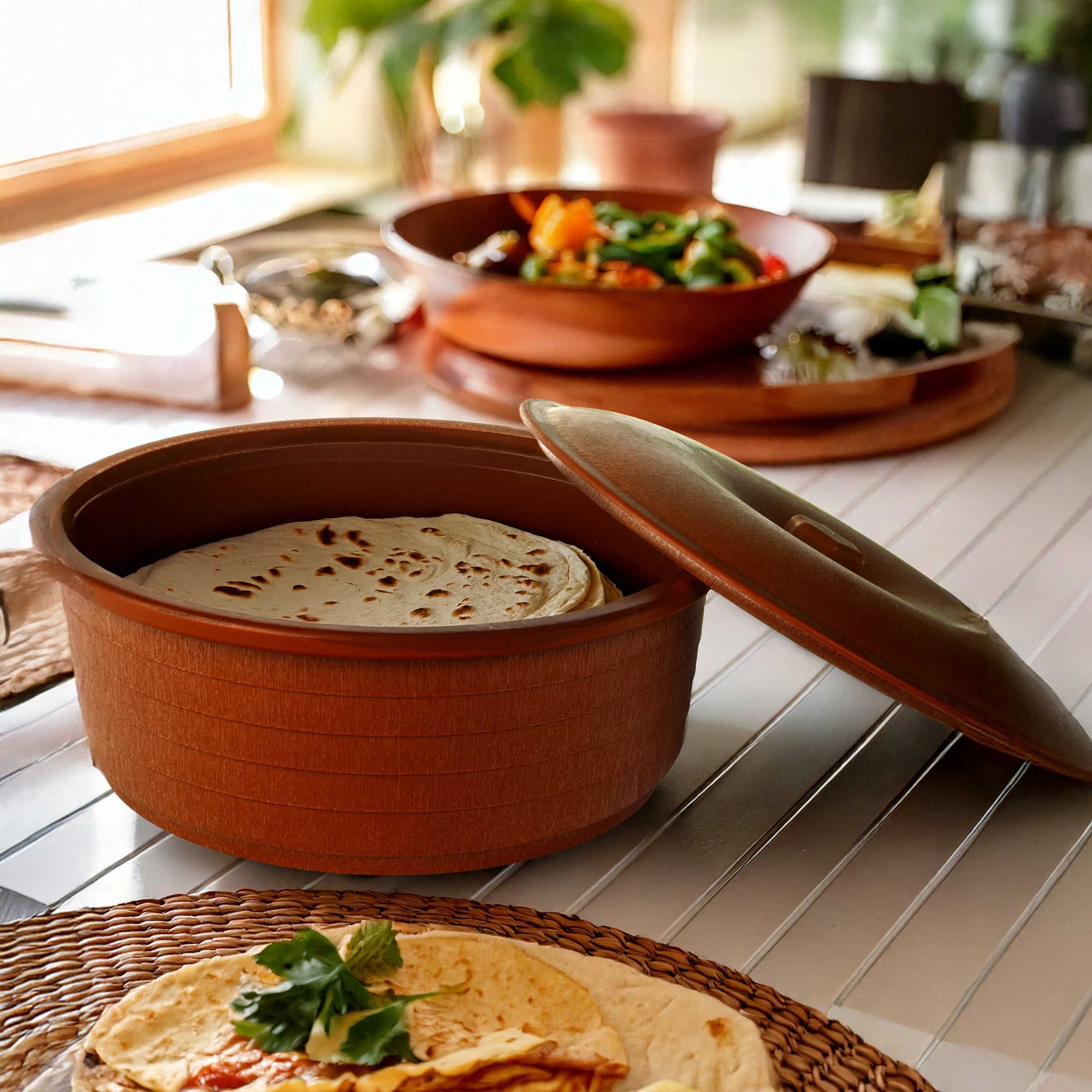 2-Pack Food/Tortilla Warmer (3.8 qts)