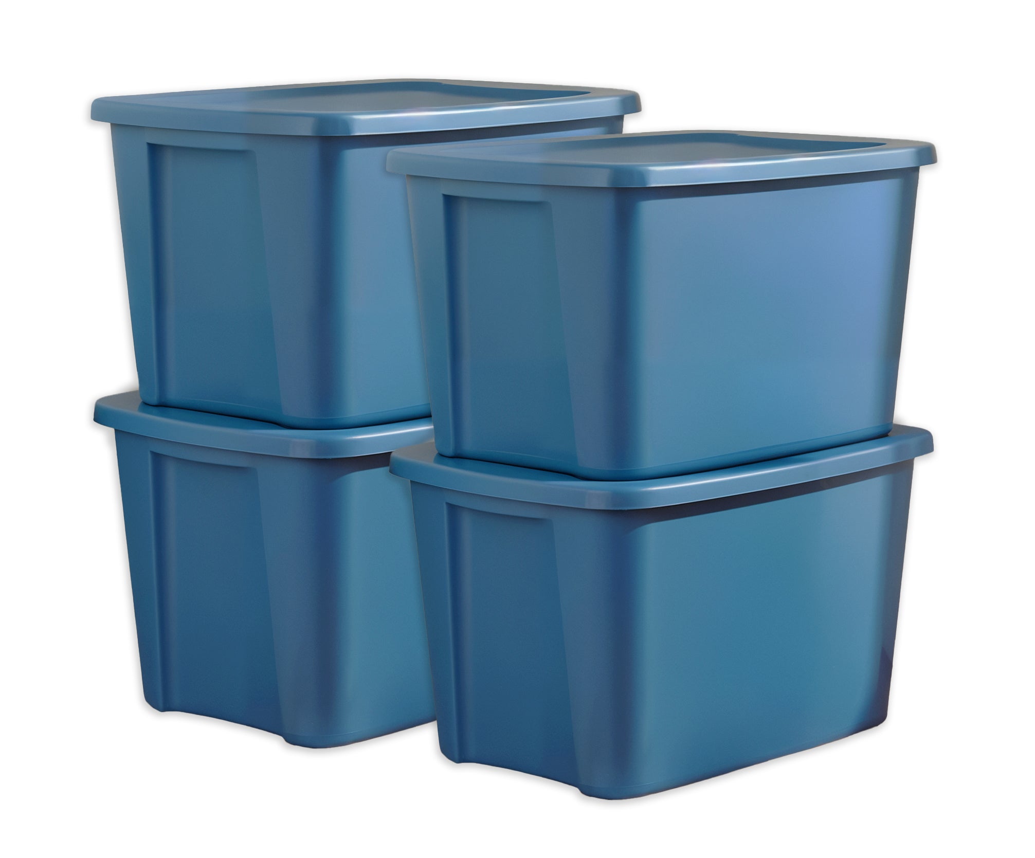 4-Pack 18-Gallon Storage Totes