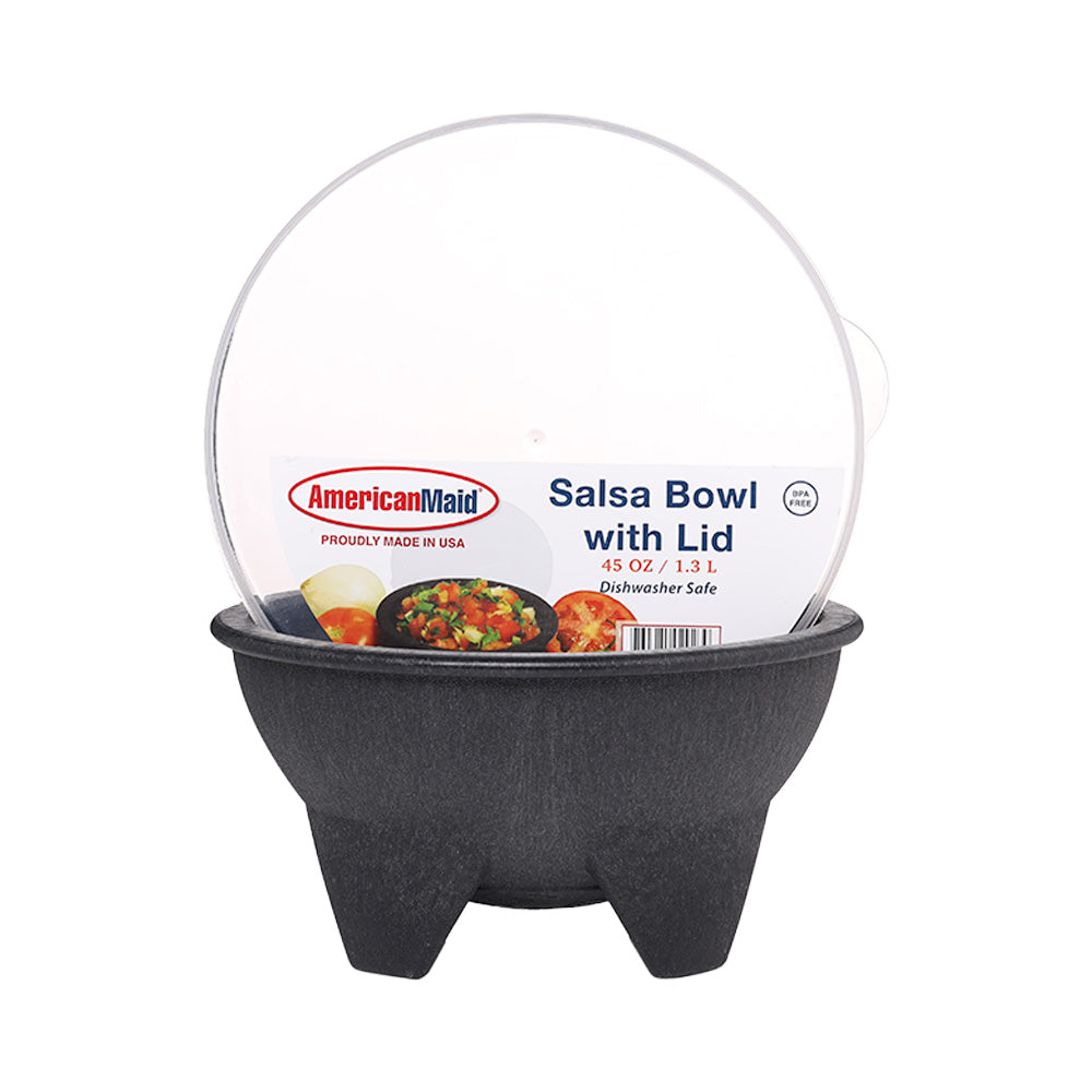 2-Pack Large Salsa Bowl with Lid (45 OZ)