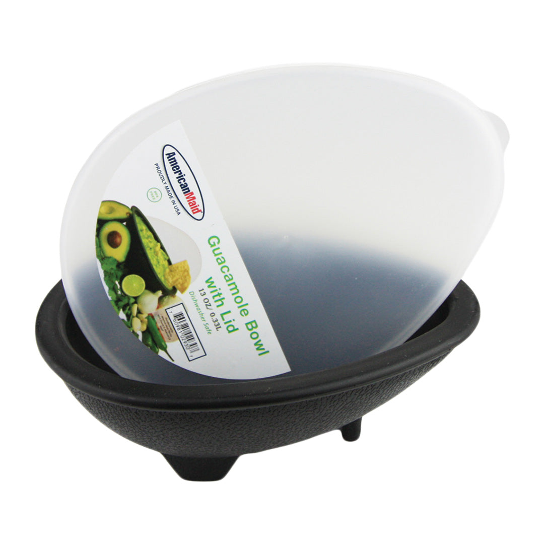 6-Pack Small Guacamole Bowls with Lids - (13 OZ/ 0.38L)