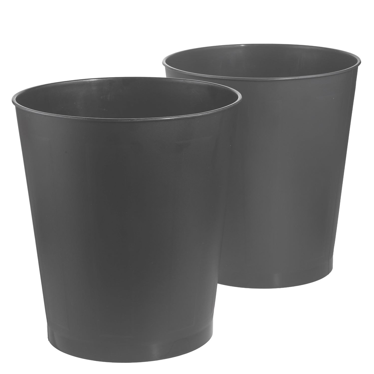 2-Pack Heavy Duty 6 Gallon Trash Bins