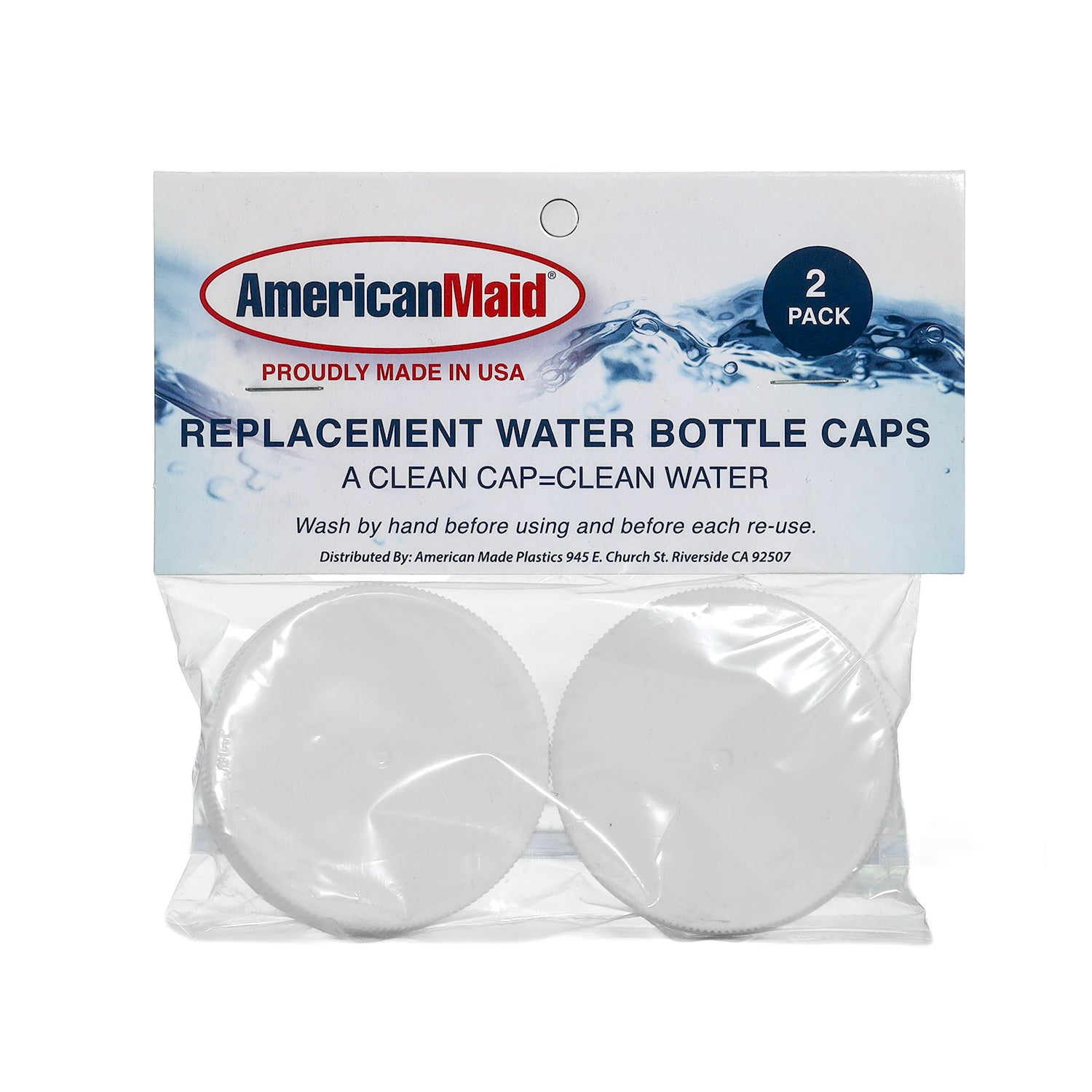 6-ct  Replacement Water Bottle Caps