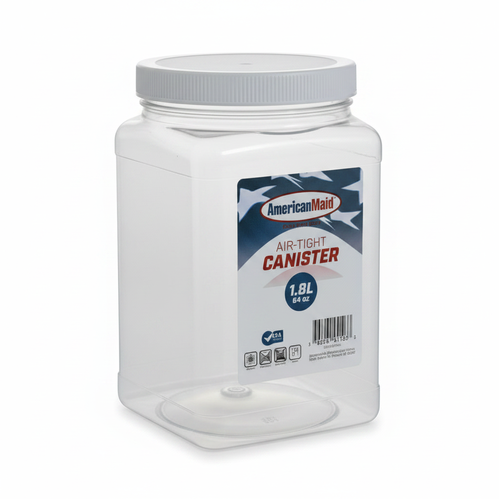 6-Pack 64 OZ Canisters with Lids
