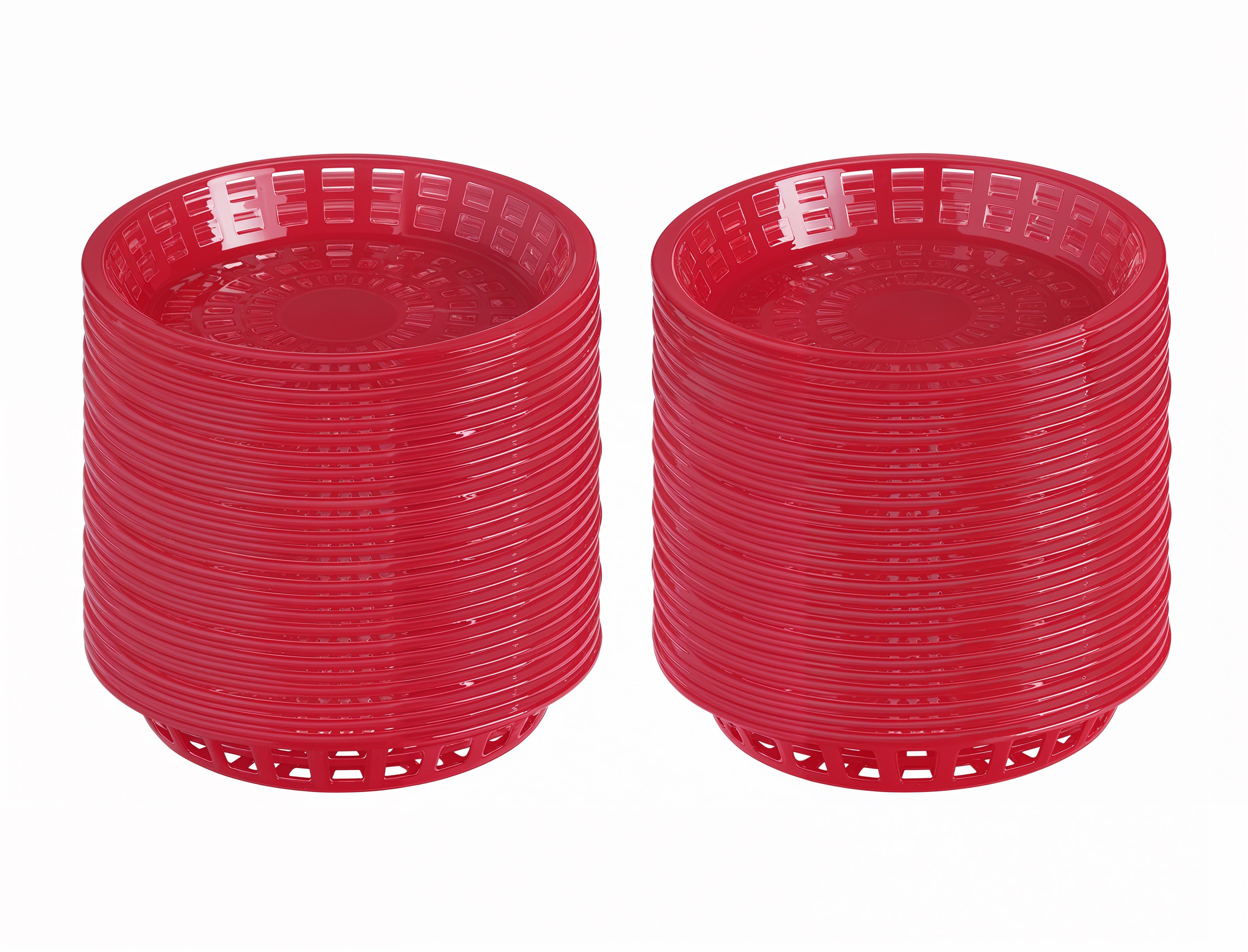 50-Pack Round BBQ Baskets