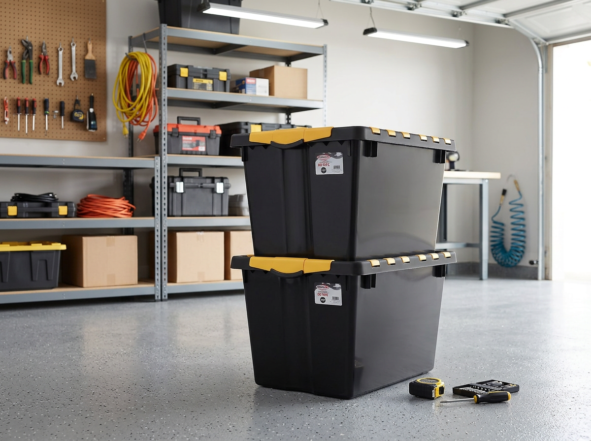 4-Pack 14-Gallon Storage Totes