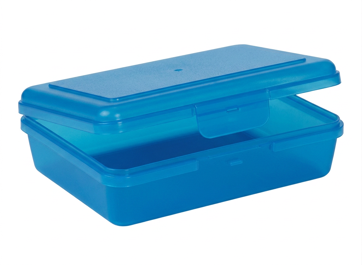 12-Pack Pencil Box with Attached Snap Lid